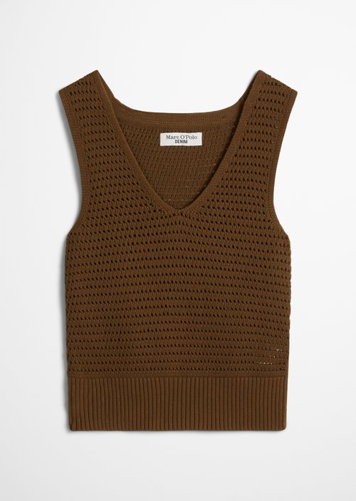 Knitted top slim — Umbra Brown