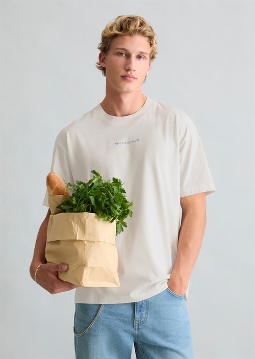 DfC T-Shirt relaxed — Silky White