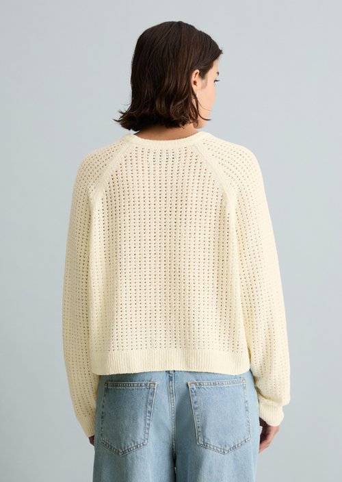 Sweater loose — Creamy White