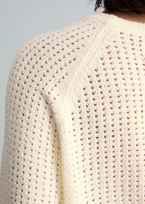 Sweater loose — Creamy White