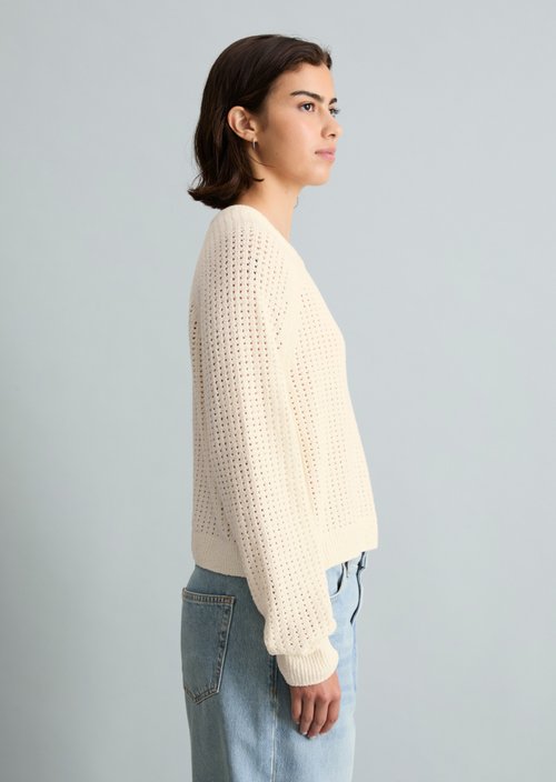 Sweater loose — Creamy White