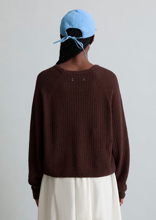 Sweater loose — Burnt Aubergine