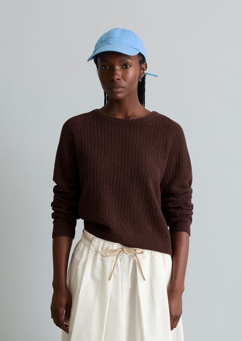 Sweater loose — Burnt Aubergine