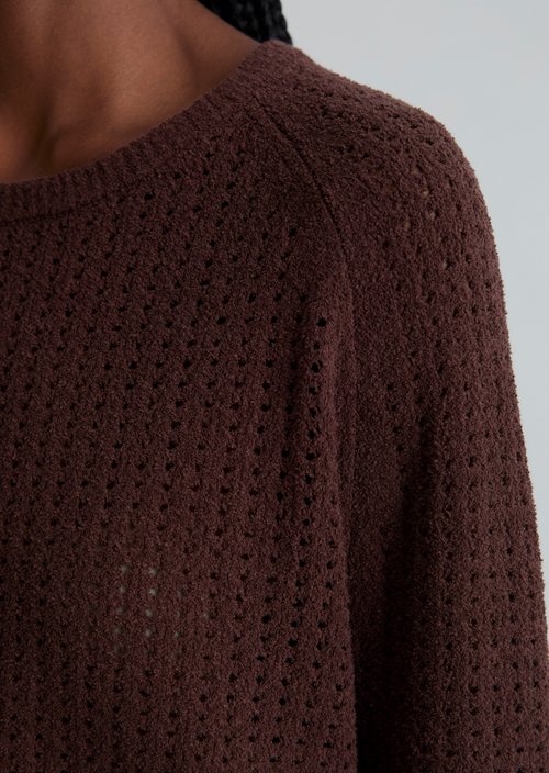 Sweater loose — Burnt Aubergine