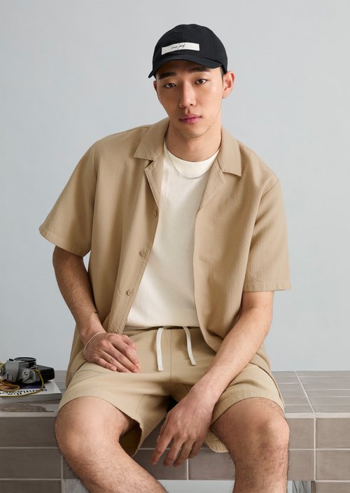 Regular short-sleeved shirt — Pure Cashmere