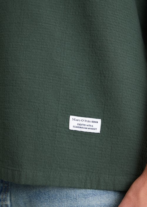 Regular short-sleeved shirt — Olive Branch Green