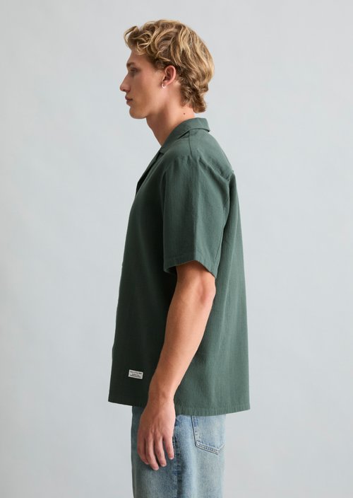 Regular short-sleeved shirt — Olive Branch Green