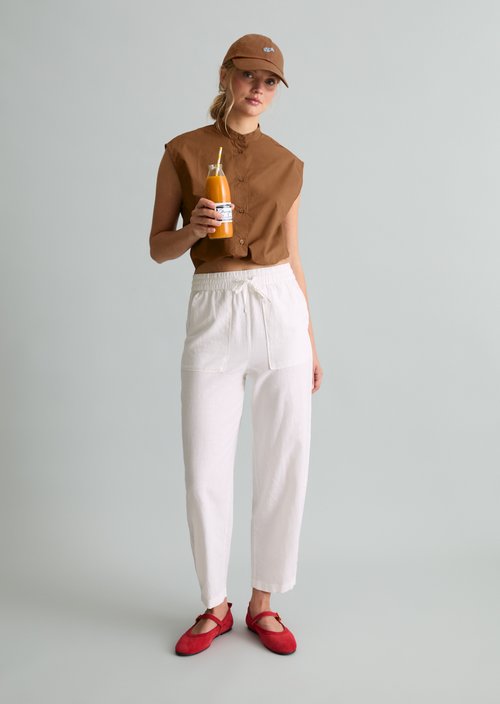 Shorts regular — Silky White