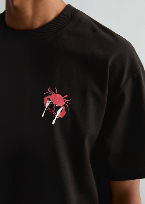 Crayfish Capsule T-Shirt — Black