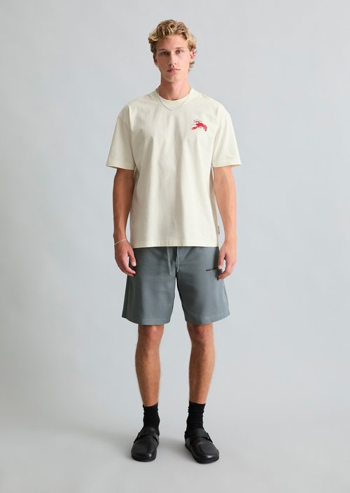 Crayfish Capsule T-Shirt — Silky White