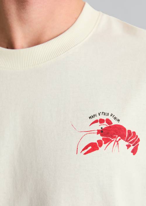 DfC T-Shirt relaxed Silky White in detail view