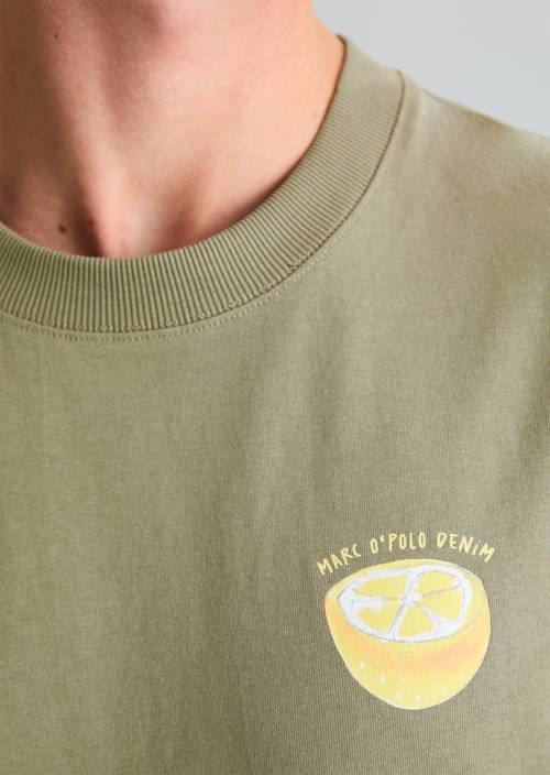 DfC T-Shirt relaxed Chalky Sage in detail view