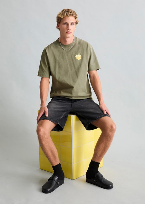 Crayfish Capsule T-Shirt — Chalky Sage
