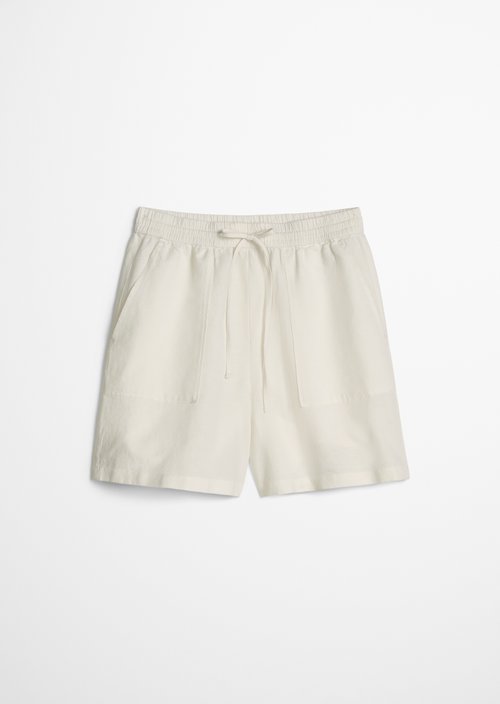 Slip-on pants regular — Silky White