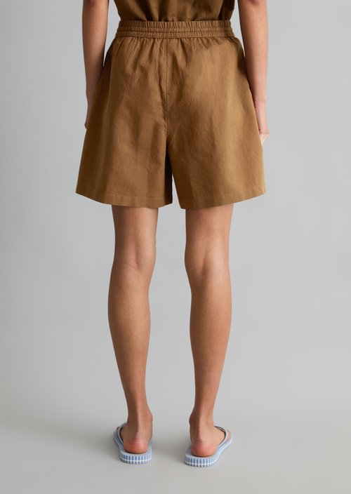 Slip-on pants regular — Umbra Brown