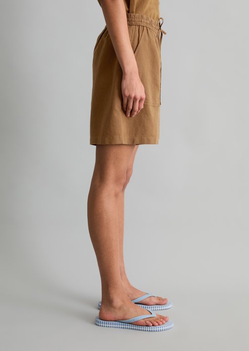 Slip-on pants regular — Umbra Brown