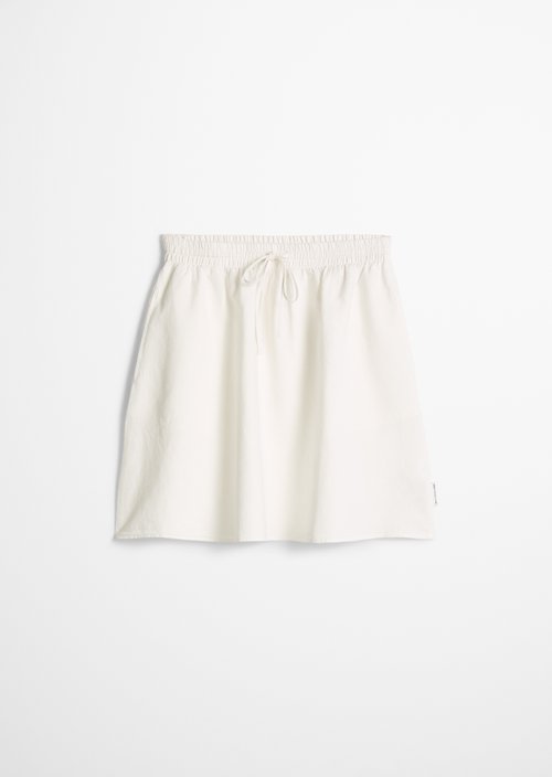 Short skirt A-shape — Silky White