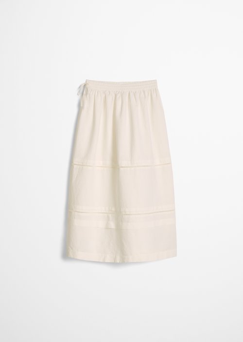 Flared skirt regular — Silky White