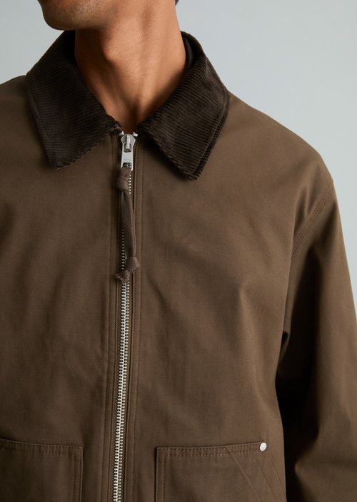 Casual Work Jacket — Chocolate Fudge