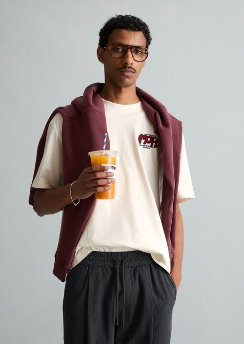 Relaxed T-shirt — Silky White