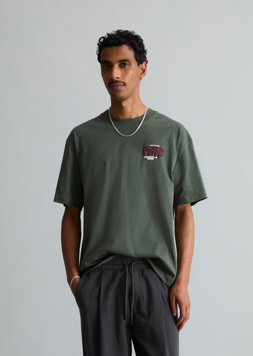 Relaxed T-shirt — Moss Green