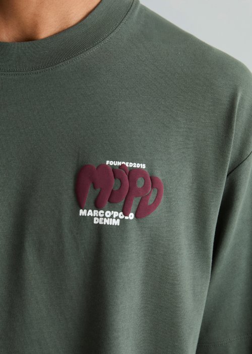 Relaxed T-shirt — Moss Green