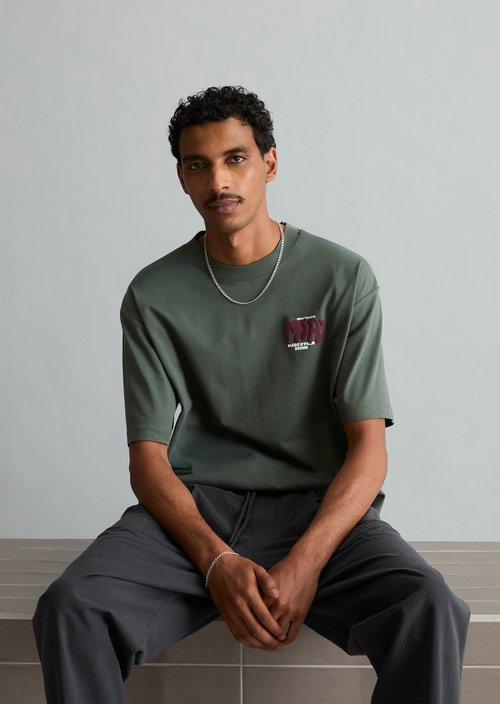 Relaxed T-shirt — Moss Green