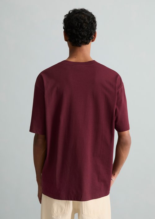 Relaxed T-shirt — Merlot Red