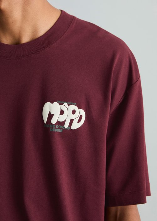 Relaxed T-shirt — Merlot Red