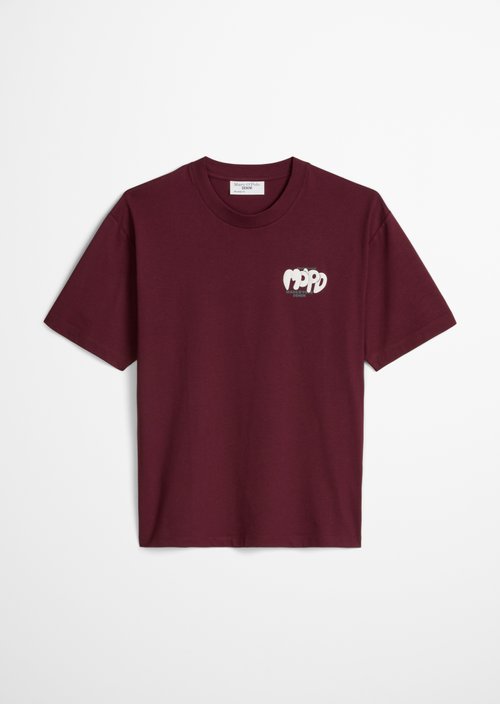 Relaxed T-shirt — Merlot Red