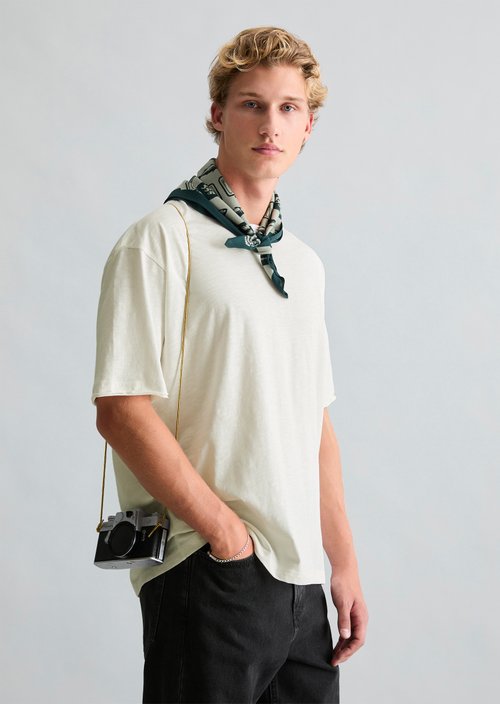 DfC T-Shirt relaxed — Silky White