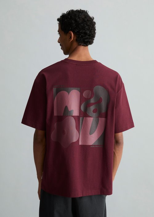 Relaxed T-shirt — Merlot Red