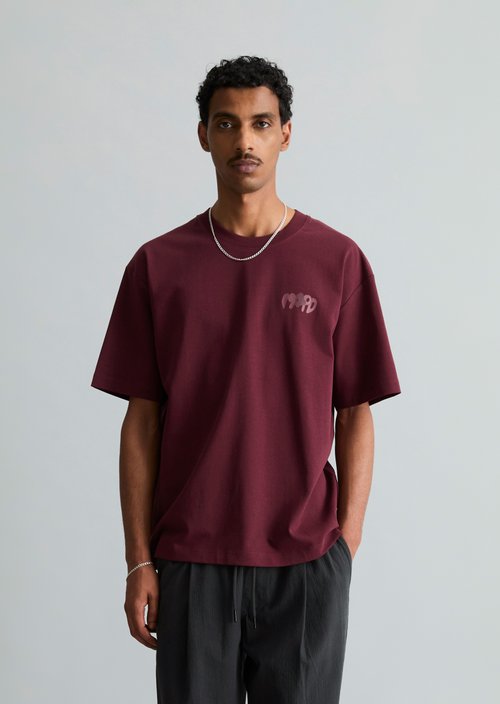 Relaxed T-shirt — Merlot Red