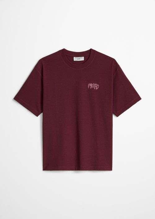 Relaxed T-shirt — Merlot Red