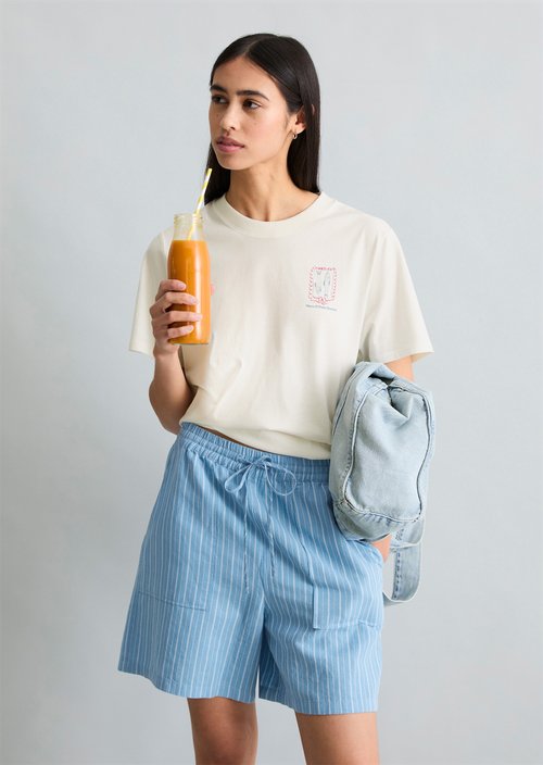 Relaxed-fit T-shirt — Silky White