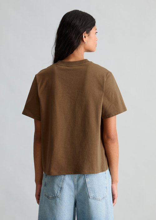 Relaxed-fit T-shirt — Umbra Brown