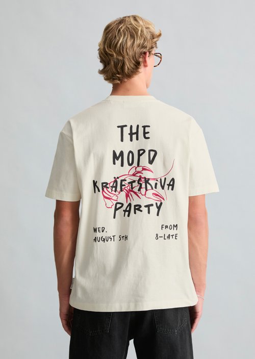 Crayfish Capsule T-Shirt — Silky White