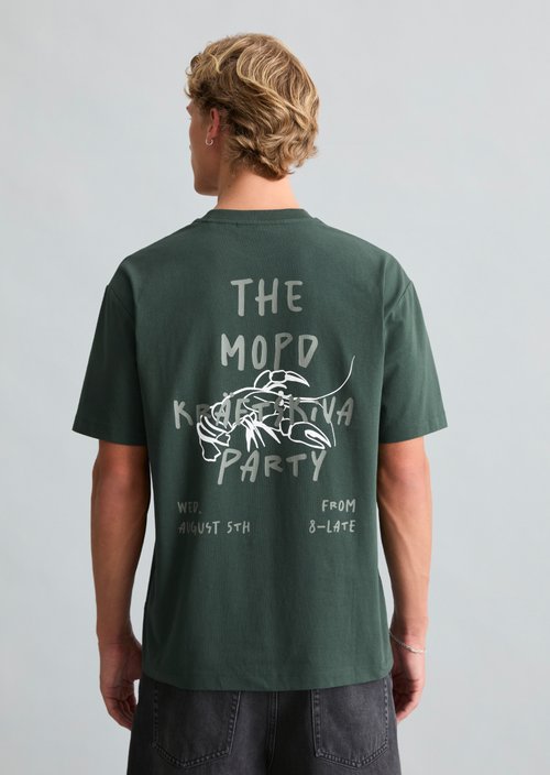 Crayfish Capsule T-Shirt — Olive Branch Green
