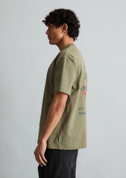Crayfish Capsule T-Shirt — Chalky Sage