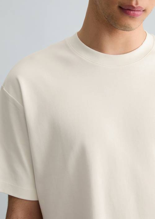 T-shirt ample Silky White en vue détaillée