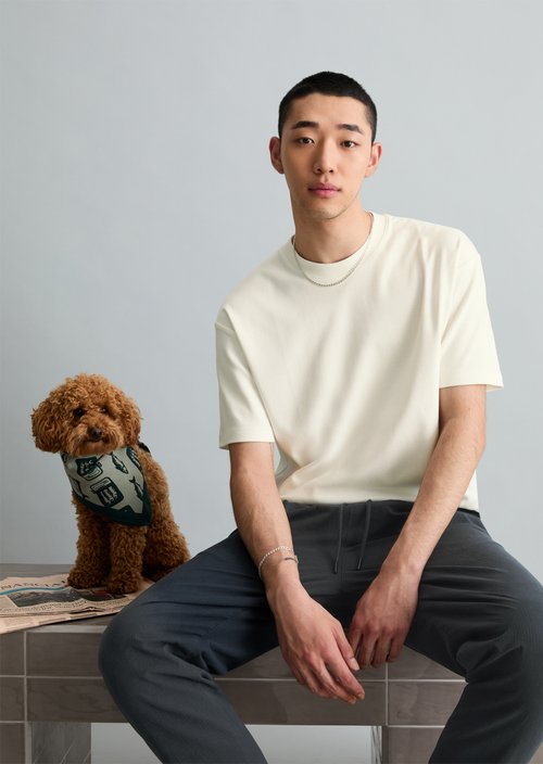 Relaxed-fit T-shirt — Silky White