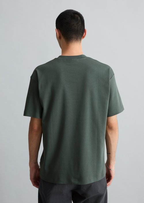 Relaxed-fit T-shirt — Moss Green