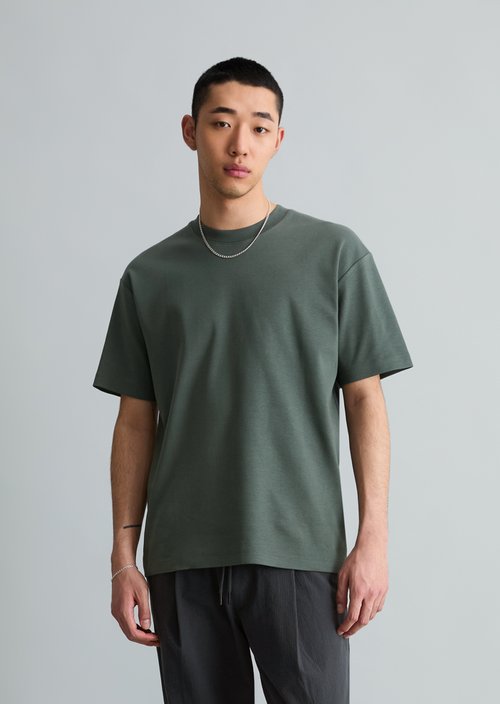 Relaxed-fit T-shirt — Moss Green
