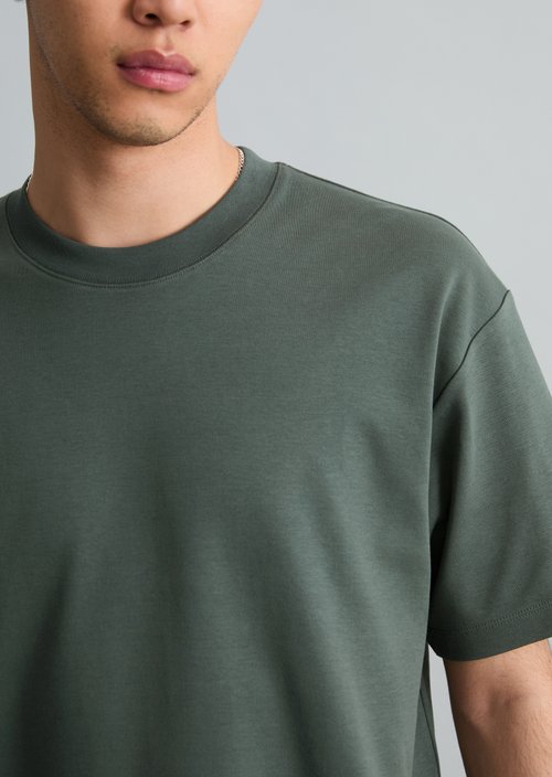 Relaxed-fit T-shirt — Moss Green