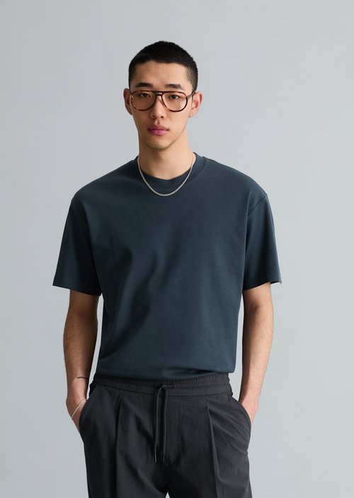 Relaxed-fit T-shirt — Peppercorn Grey