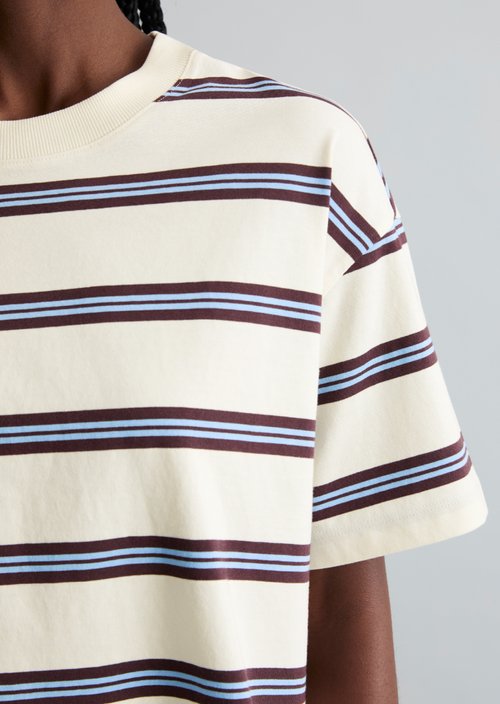 Relaxed striped T-shirt — Offwhite