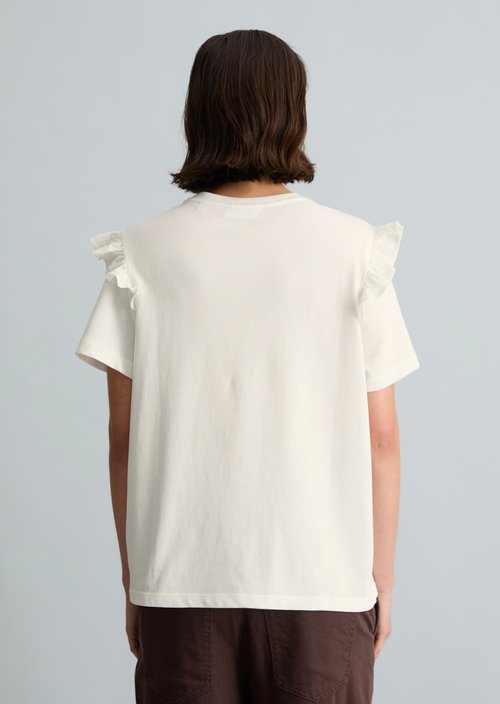 T-shirt regular — Silky White