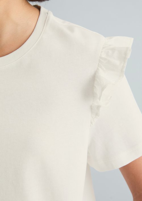 T-shirt regular — Silky White