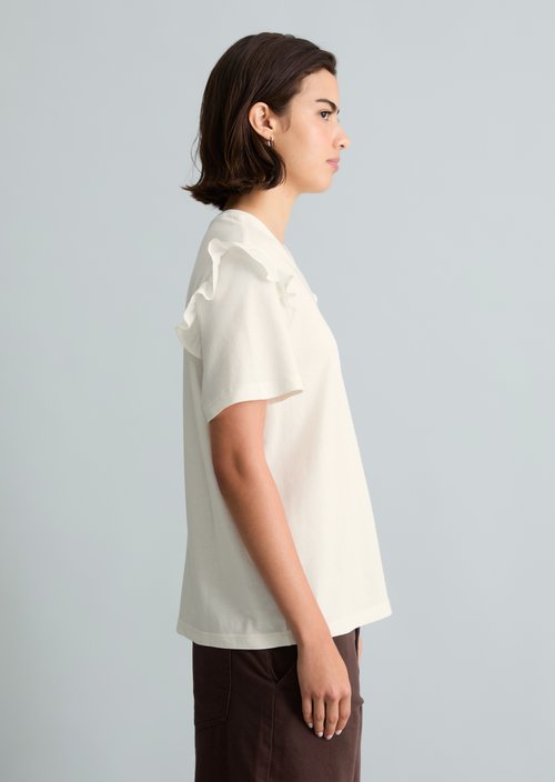 T-shirt regular — Silky White