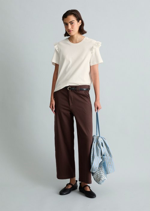 T-shirt regular — Silky White